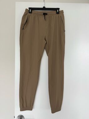 UNRL Men's Casual Drawstring Jogger Pants - Brown